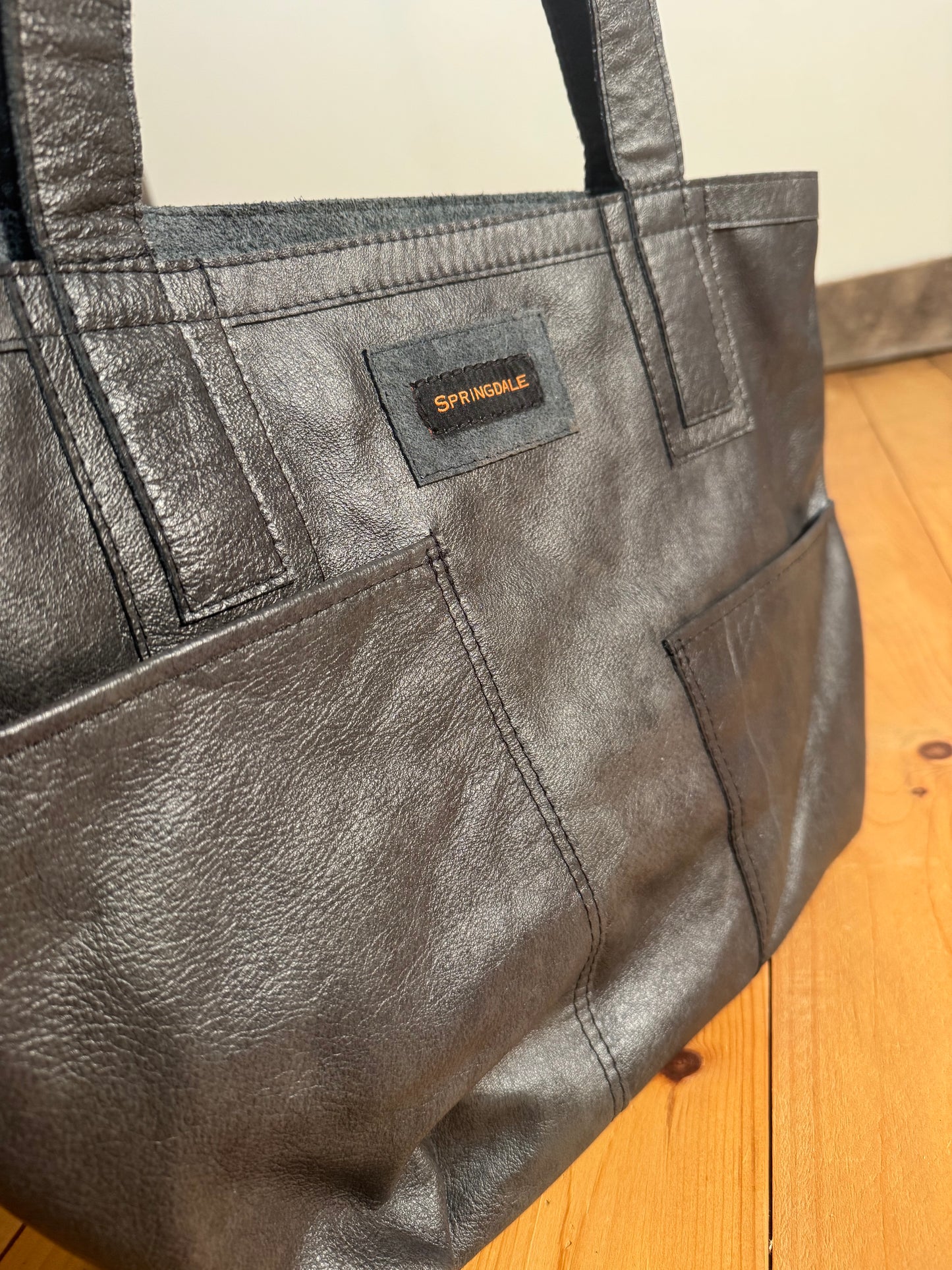 Fallston Bag - Ash Grey Leather