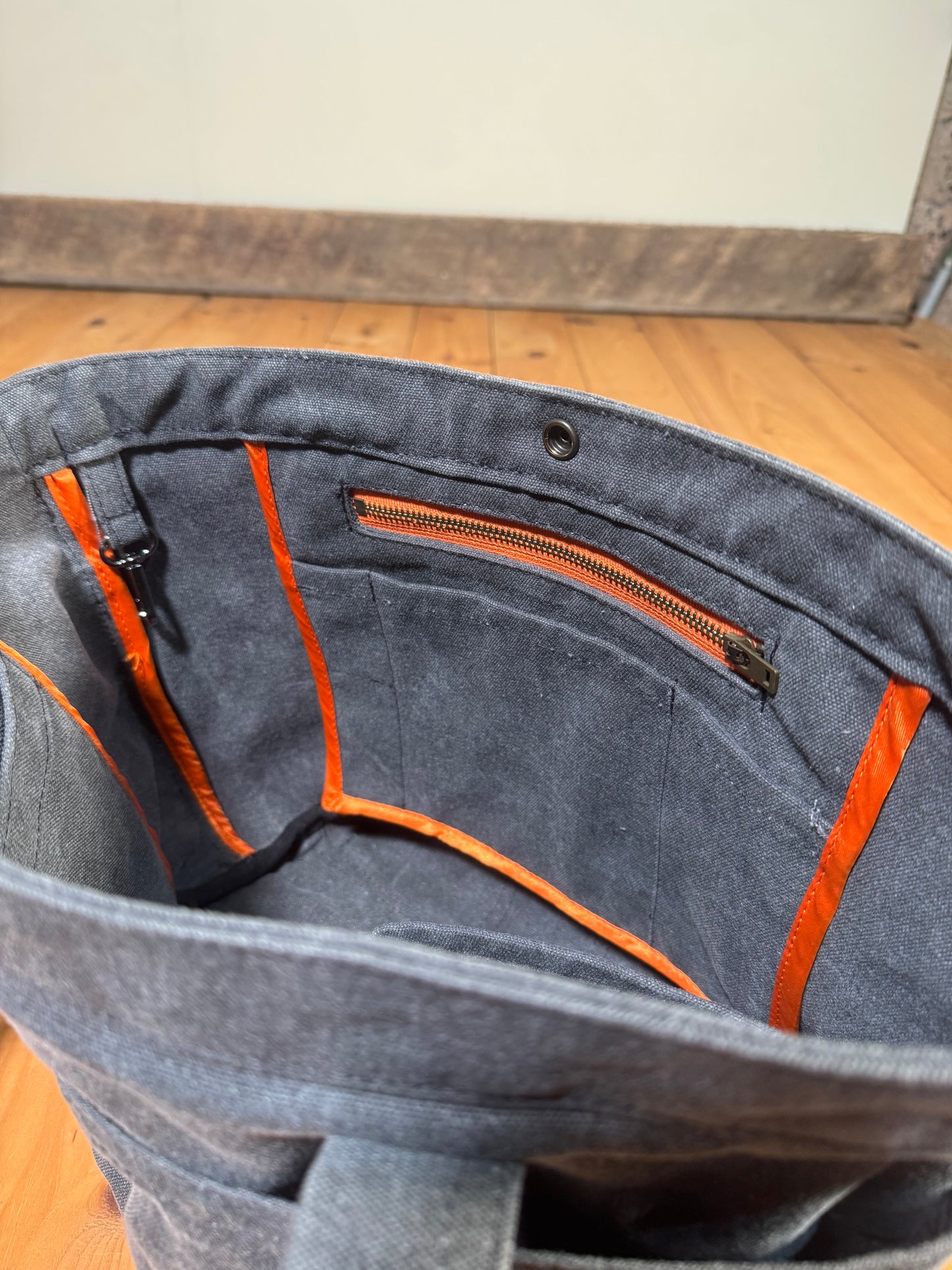 Fallston Tote - Black Canvas