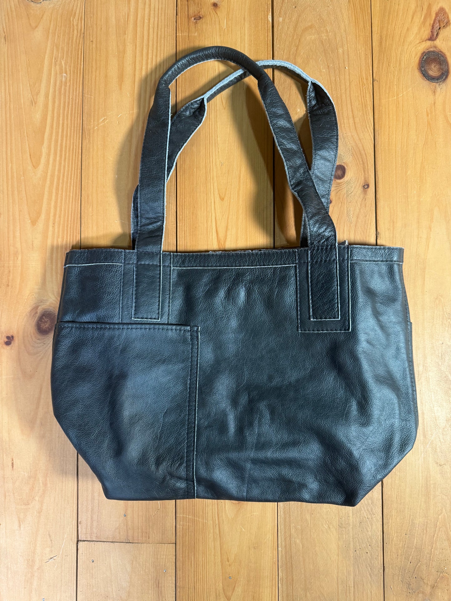 Fallston Bag - Charcoal Leather