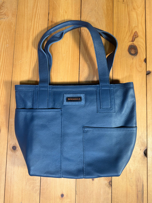Fallston Bag - Cobalt Blue Leather