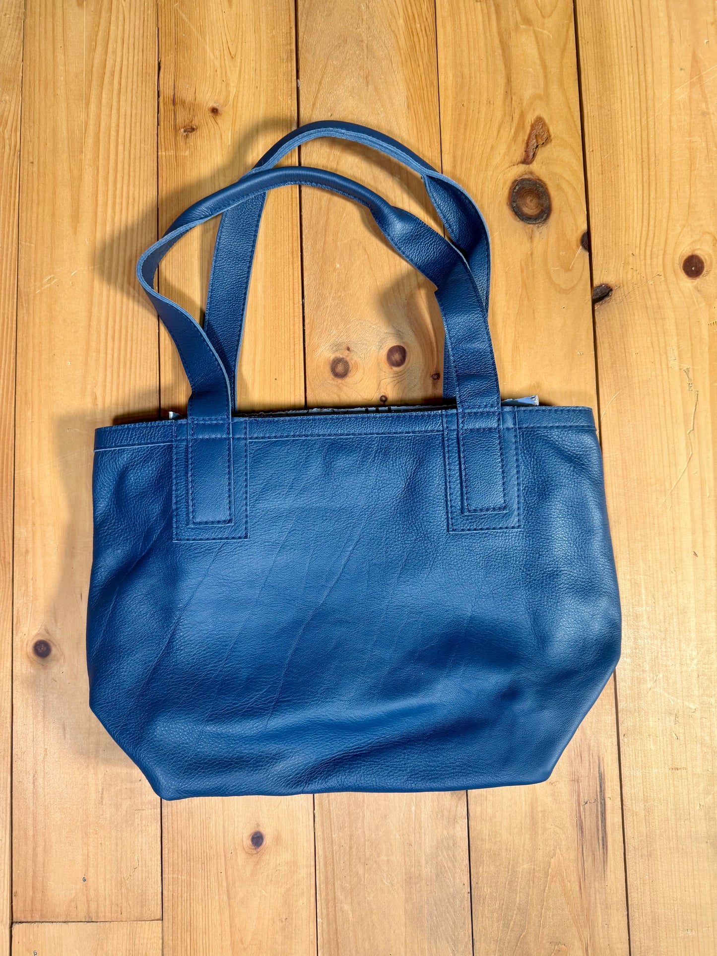 Fallston Bag - Cobalt Blue Leather