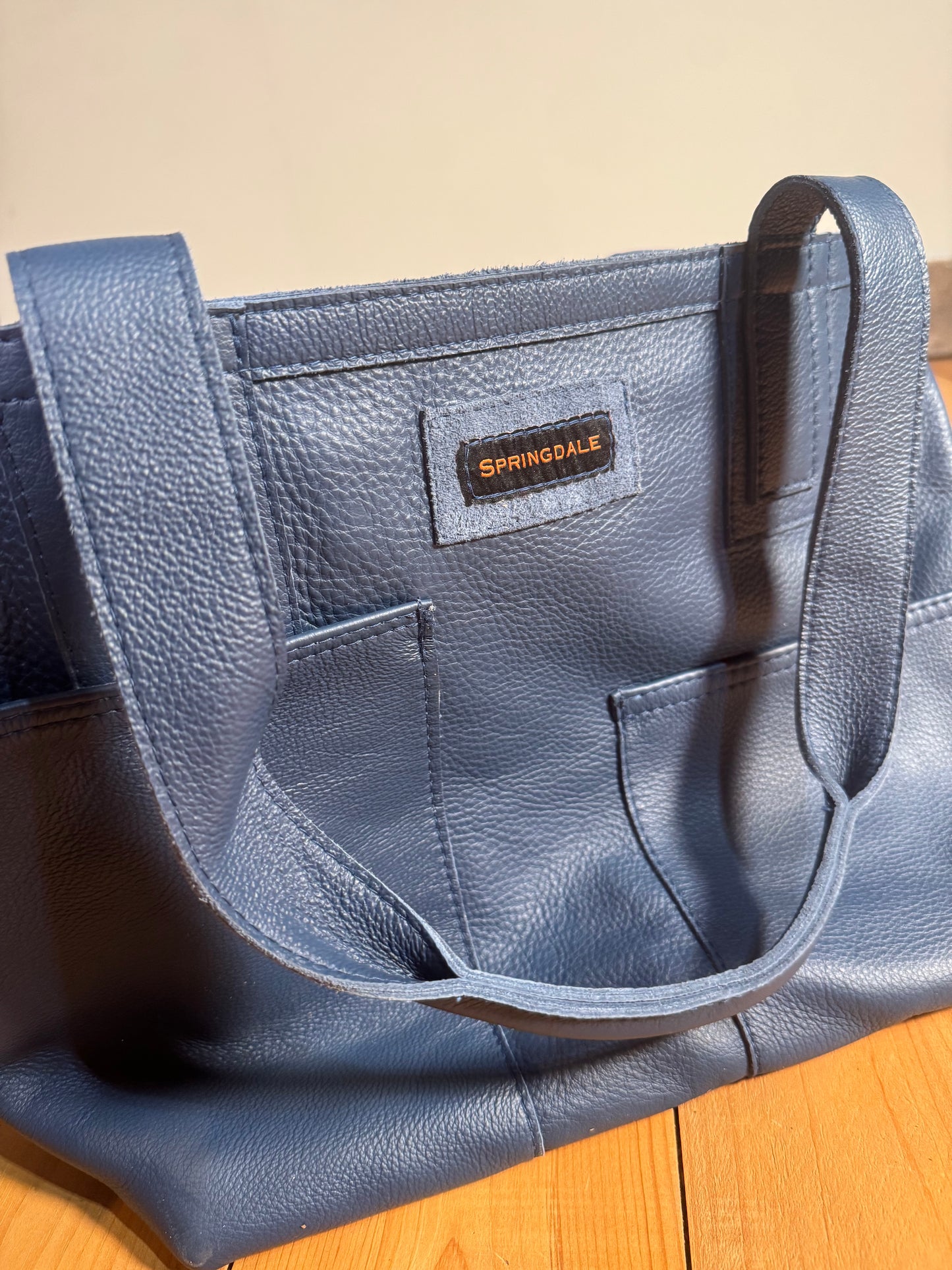 Fallston Bag - Cobalt Blue Leather