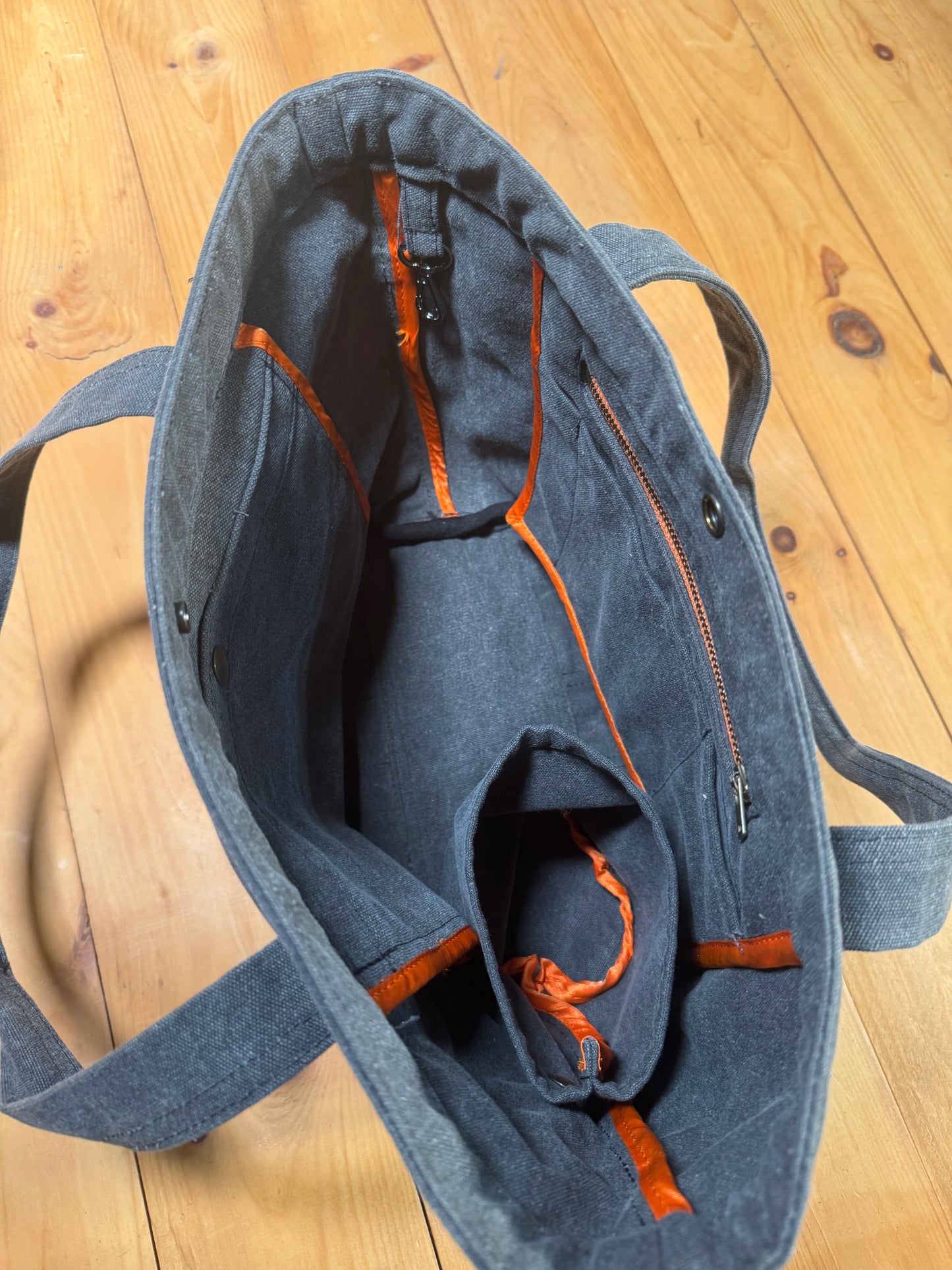 Fallston Tote - Black Canvas