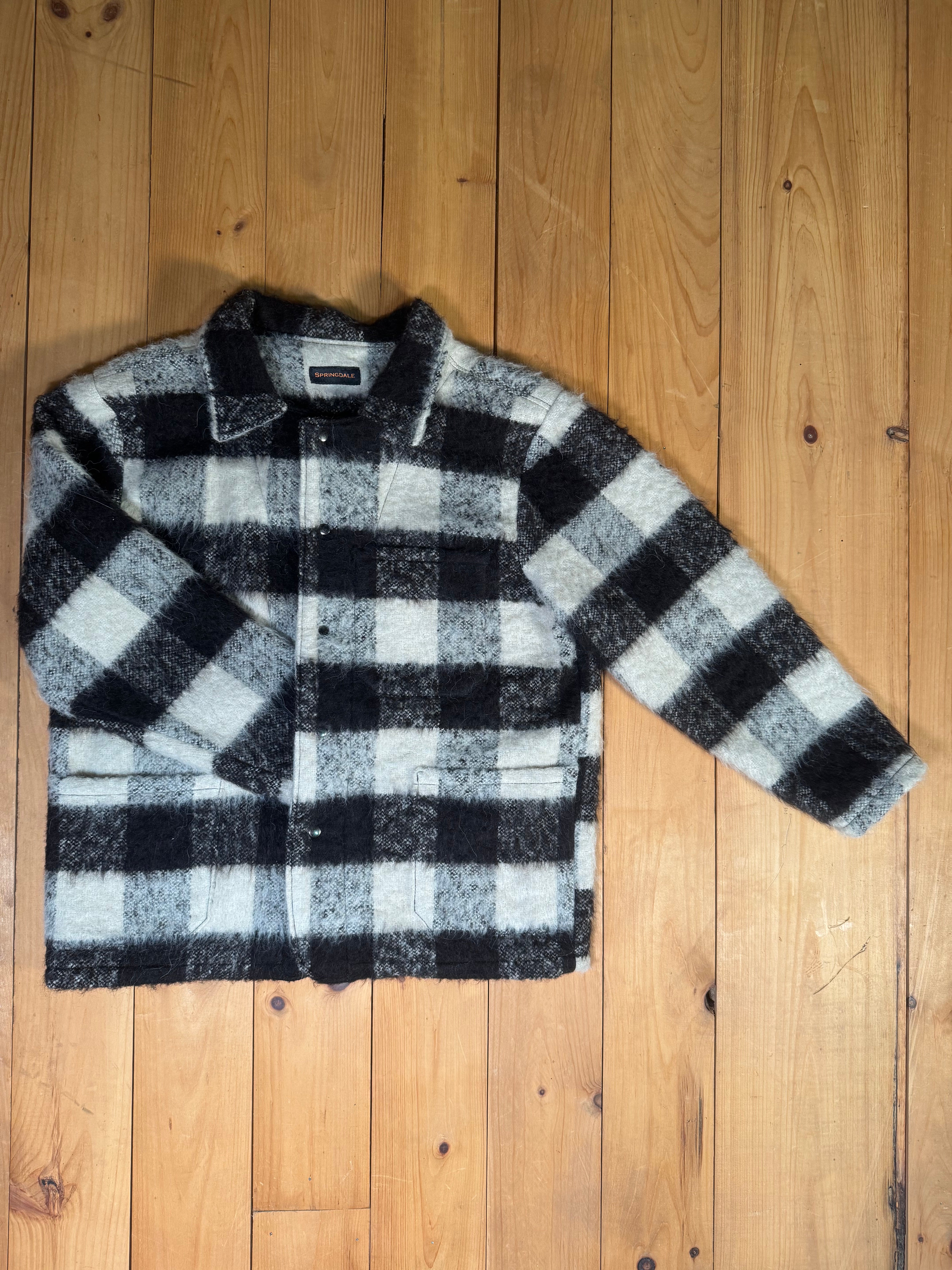 Deal Chore Coat - Wool Buffalo Check Chore Coat – Springdale
