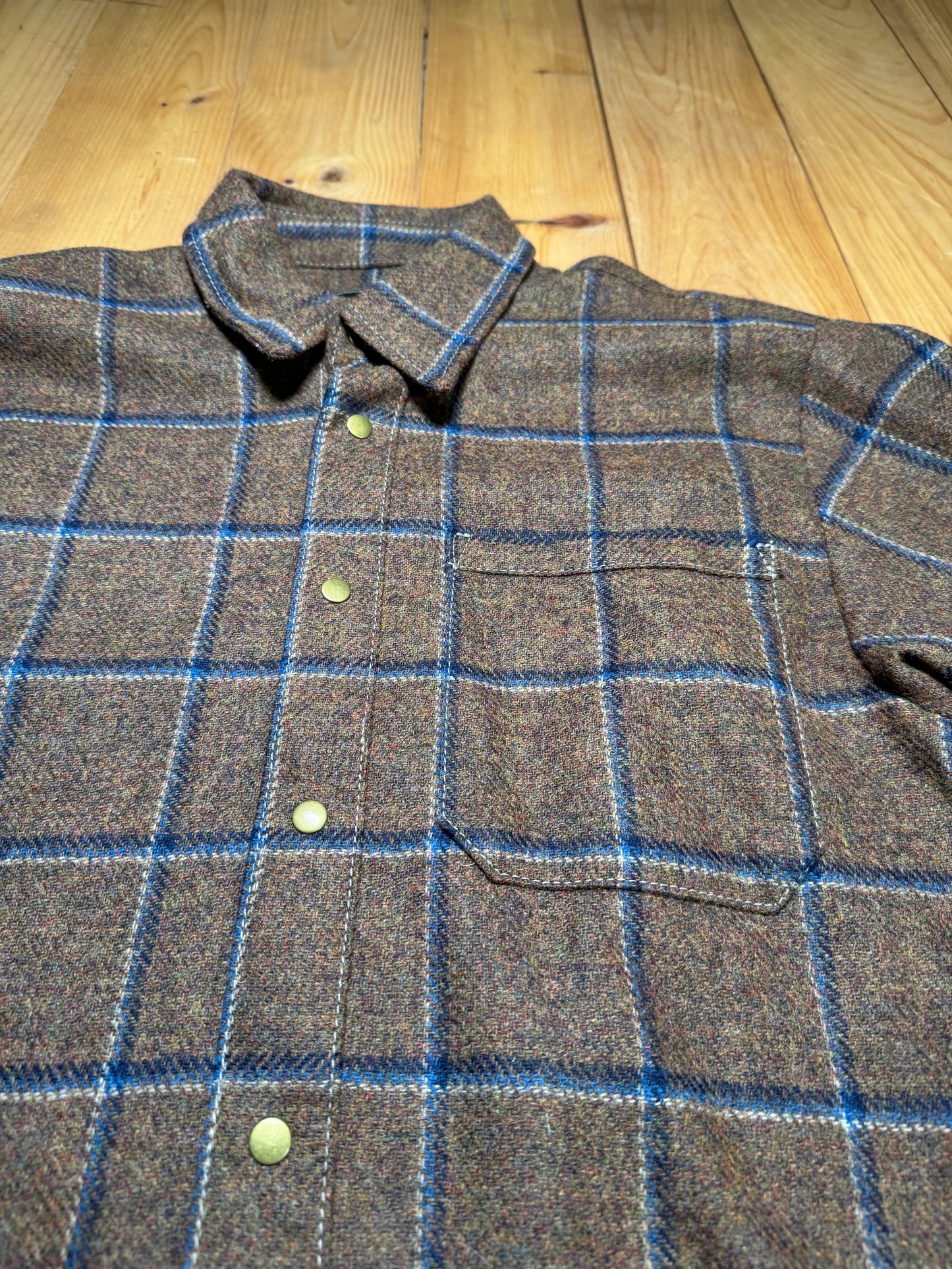 Hooper Shirt - Plaid Wool Over Shirt