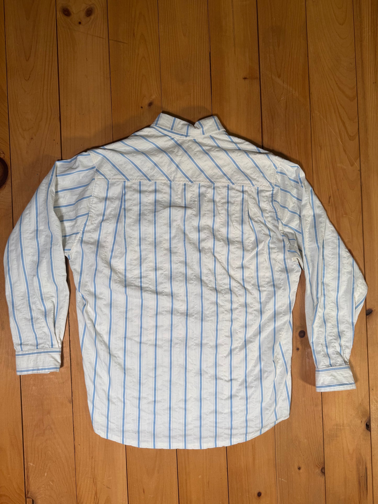 Piney Button up - Striped Western Lightweight Pearl Snap