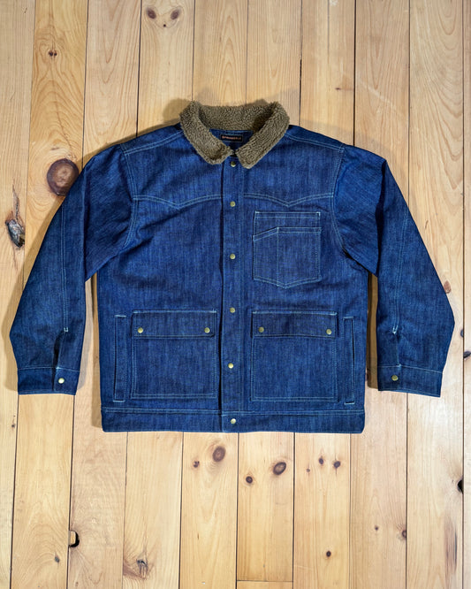 Marston Jacket - Denim with Sherpa Lining